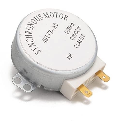 BSSTORE Motore Piatto Microonde Universale 2,5/3 Giri Al Minuto 3,5/4 Watt Equivalente a 49006054 49TYZ-A2