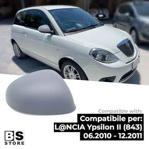 BSSTORE Calotta Specchietto Retrovisore da Verniciare con Primer per L. YPSILON (843) dal 2010 al 2011