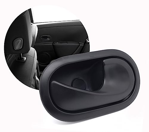 BSSTORE Maniglia Porta Interna Nera Anteriore e Posteriore per DUSTER 2010, CLIO III, KANGOO II, FORFOUR, FORTWO e Tante Altre Auto