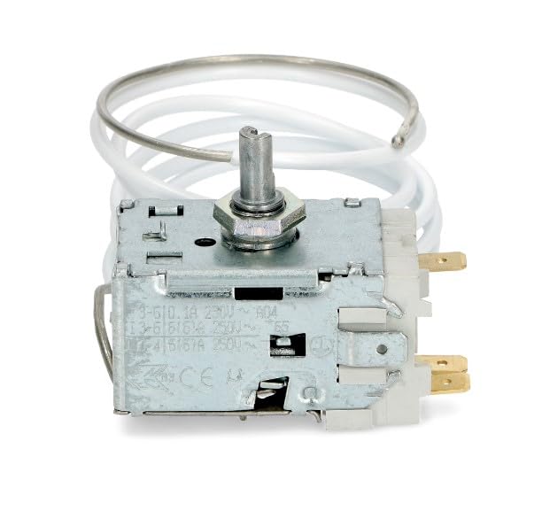BSSTORE Termostato Frigorifero Doppia Porta A13-0218 3 Contatti Compatibile Con Vari Marchi E Modelli Capillare 1000Mm Equivalente A 041082