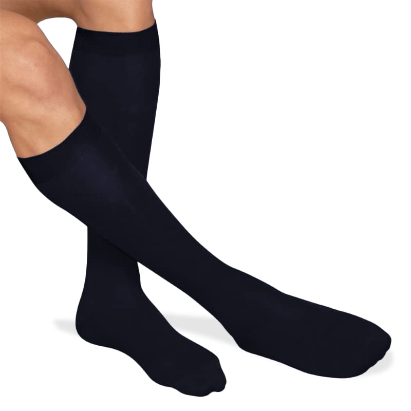BSSTORE 3 Paia Calze Lunghe in Caldo Cotone Uomo Taglia Unica 40/45 MADE IN ITALY