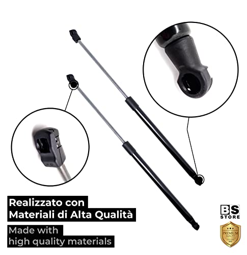BSSTORE Coppia Molle a Gas Pistoncini Cofano Posteriore per F. Idea 2003, L. Musa 2004 (350) | Z00034