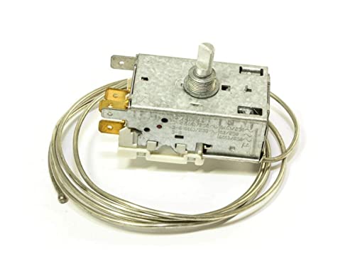 BSSTORE Termostato Frigorifero Due Porte A 3 Contatti VT9 Universale Capillare 1200Mm Compatibile Con Tutte Le Marche