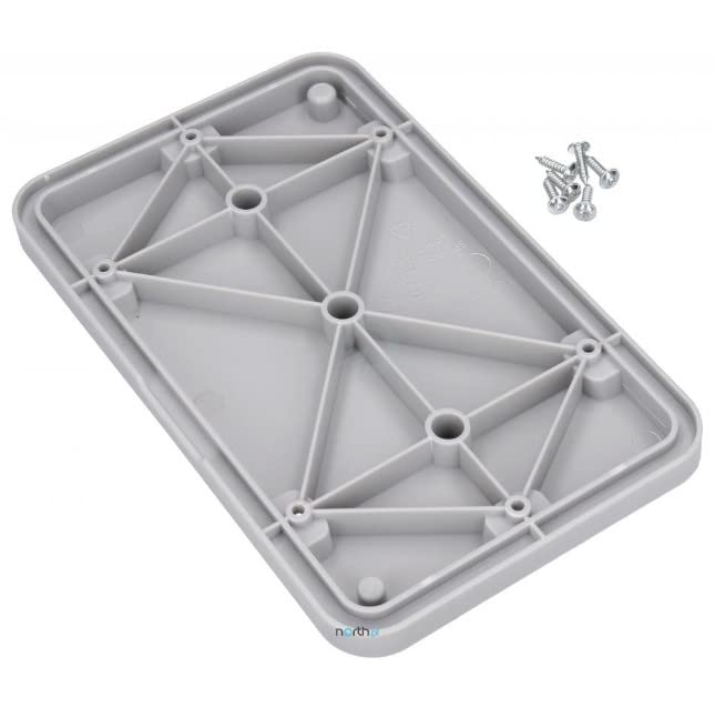 BSSTORE Kit Porta Di Servizio Sportello Manutenzione Asciugatrice Con 6 Viti Compatibile Equivalente A 00646776