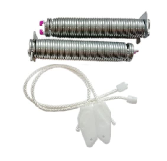 BSSTORE Kit Completo Molle e Corde Fuxia Magenta Porta Lavastoviglie Compatibile Con Vari Marchi E Modelli Equivalente A 00754873