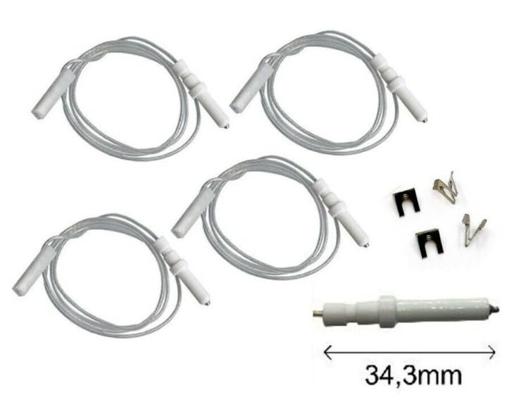 BSSTORE Set 4 Candelette d' Accensione Per Piano Cottura Universali