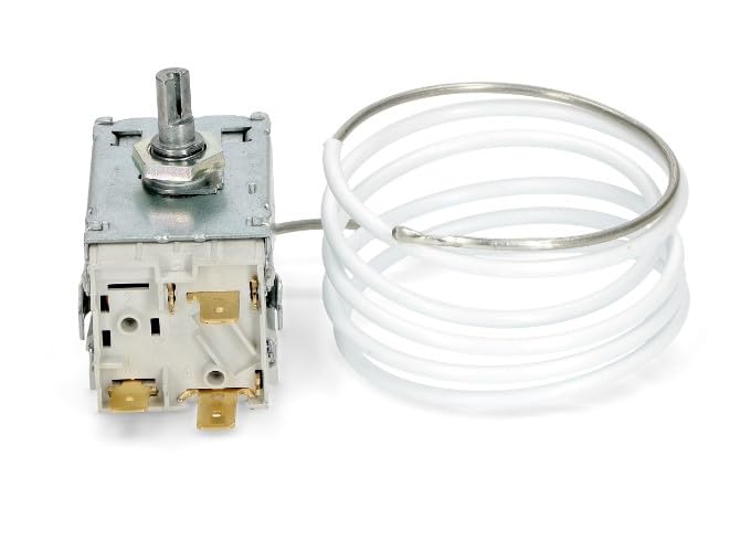 BSSTORE Termostato Frigorifero Doppia Porta A13-0218 3 Contatti Compatibile Con Vari Marchi E Modelli Capillare 1000Mm Equivalente A 041082