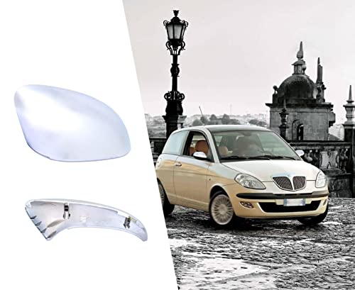 BSSTORE Calotta Cromata Specchietto Retrovisore per L. Ypsilon dal 2003 al 2009 (843) Kit Tuning