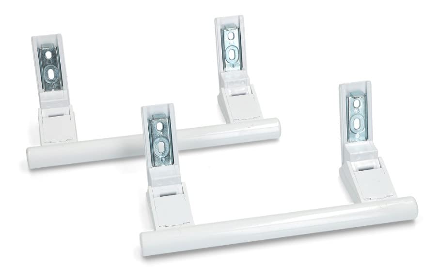 BSSTORE Kit 2 Maniglie Frigorifero Compatibile Con Vari Modelli Equivalente A 9096036