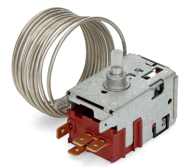 BSSTORE Termostato Frigorifero Sbrinamento Automatico Compatibile Universale Capillare 1600Mm Equivalente A 077B7003