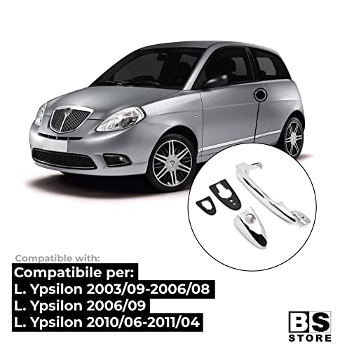 BSSTORE Maniglia Esterna Anteriore Satinata per L. Ypsilon dal 2003 al 2011