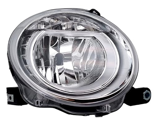 BSSTORE Faro Proiettore H7 Anteriore per F!AT 500 (312) 2007-2015