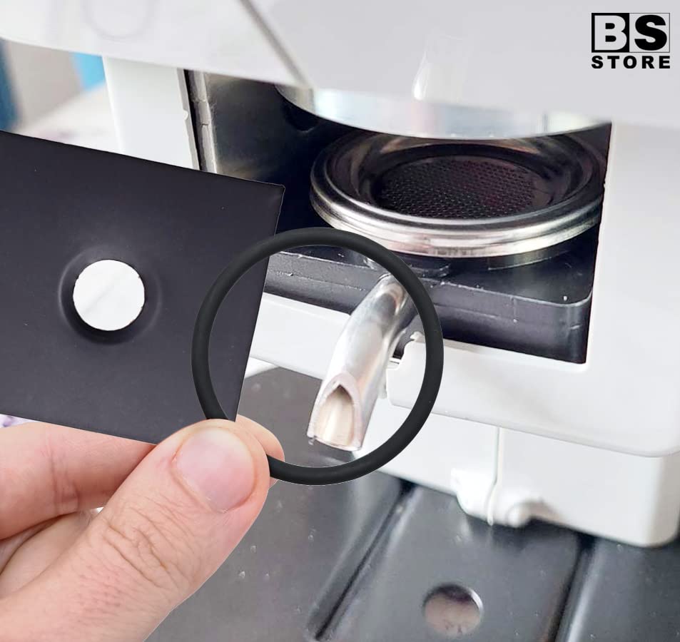 BSSTORE 2 Guarnizioni O-Ring + 2 Spessori Calibrati Compatibili per Macchina del Caffè DDIESSE FROG + Cialda Lucky Caffè OMAGGIO