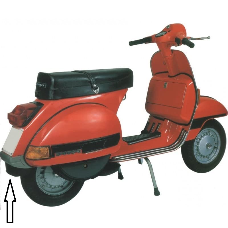 BSSTORE Protezione Posteriore Paraspruzzi Compatibile PX 125-150-200 Riferimento Originale 162105
