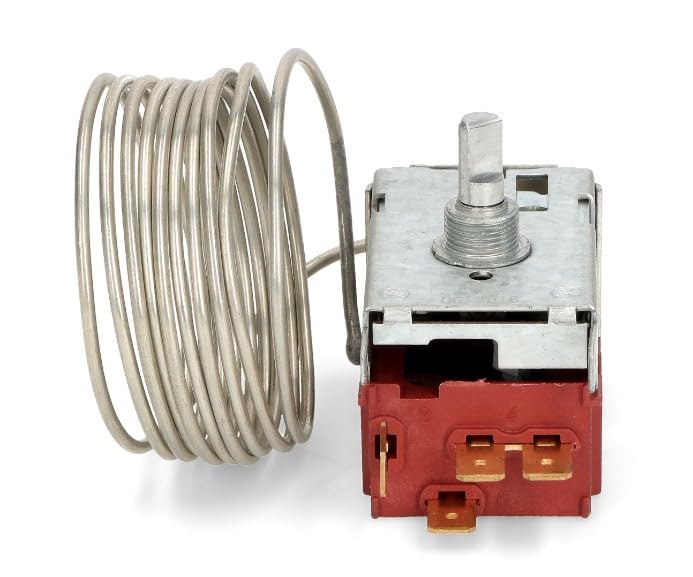 BSSTORE Termostato Frigorifero Sbrinamento Automatico Compatibile Universale Capillare 1600Mm Equivalente A 077B7003