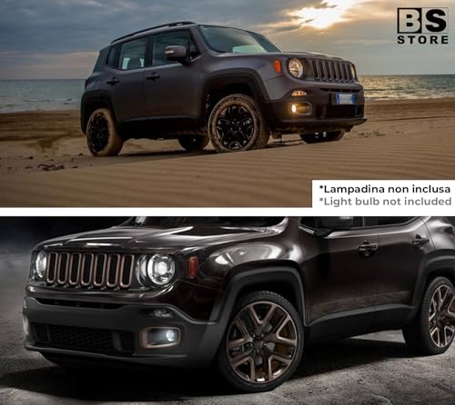 BSSTORE Fendinebbia Anteriore Bileterale per JE€P Renegade (BU, B1) dal 2014 in poi
