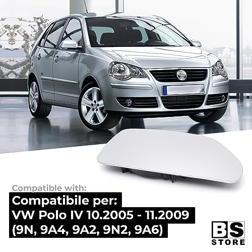 BSSTORE Vetro Specchietto Retrovisore per VW POLO IV 2005-2009