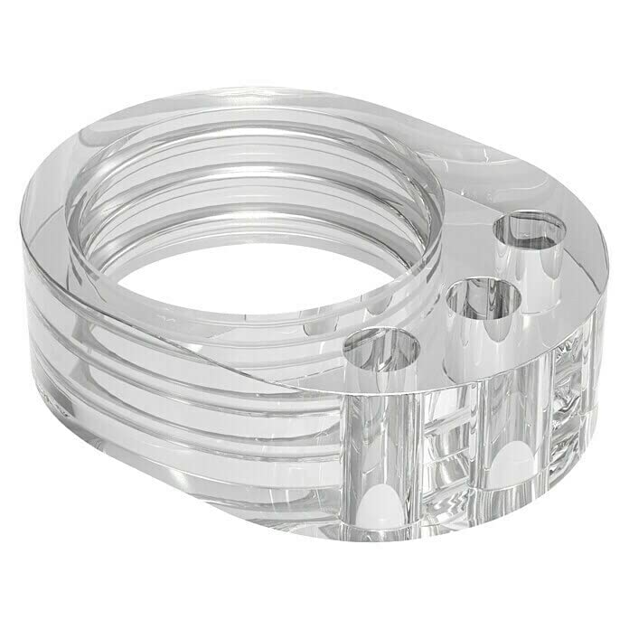 BSSTORE Fermaporte Per Maniglie In Pvc, Paracolpi, Trasparente, Singolo Anello, PZ 10