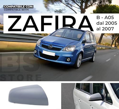BSSTORE Calotta Specchietto Retrovisore da Verniciare con Primer per ZAFIRA B (A05) 2005-2007