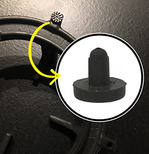 BSSTORE 10 Gommini Griglie Piano Cottura Antigraffio Cucina Compatibile FRANKE Equivalente a 133.0053.720 1982171