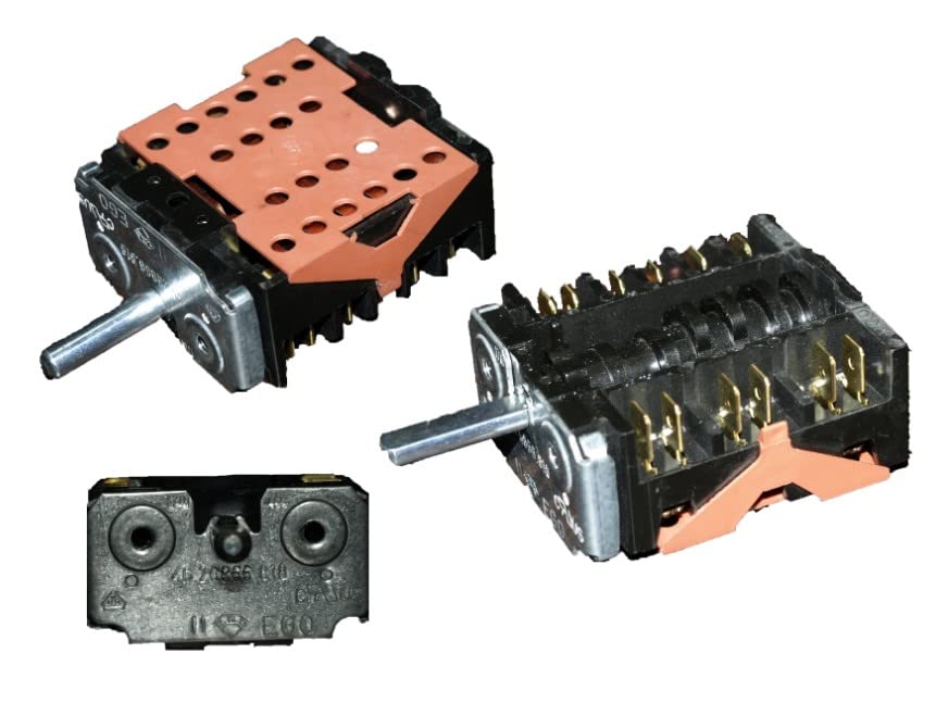BSSTORE Commutatore Forno 6 Posizioni Compatibile Con Vari Marchi E modelli Equivalente A 91204784 4626866818