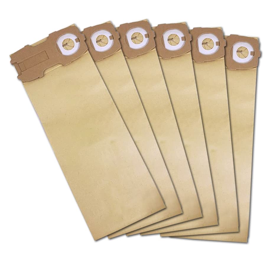 BSSTORE 6 Sacchetti Compatibili per Folletto VK120 VK121 VK122 Sacchi di Ricambio in Carta Ecologica Equivalente a 02094