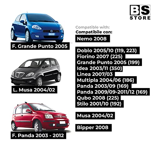 BSSTORE Freccia Laterale Indicatore di Direzione per Panda, Grande Punto, Multipla e Tante Altre Auto | 44850