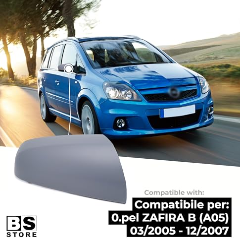 BSSTORE Calotta Specchietto Retrovisore da Verniciare con Primer per ZAFIRA B (A05) 2005-2007