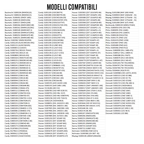 BSSTORE Ammortizzatore Lavatrice - Compatibile Candy, Hoover, Whirlpool, Rex | 120N - Ø 11mm | 41017168