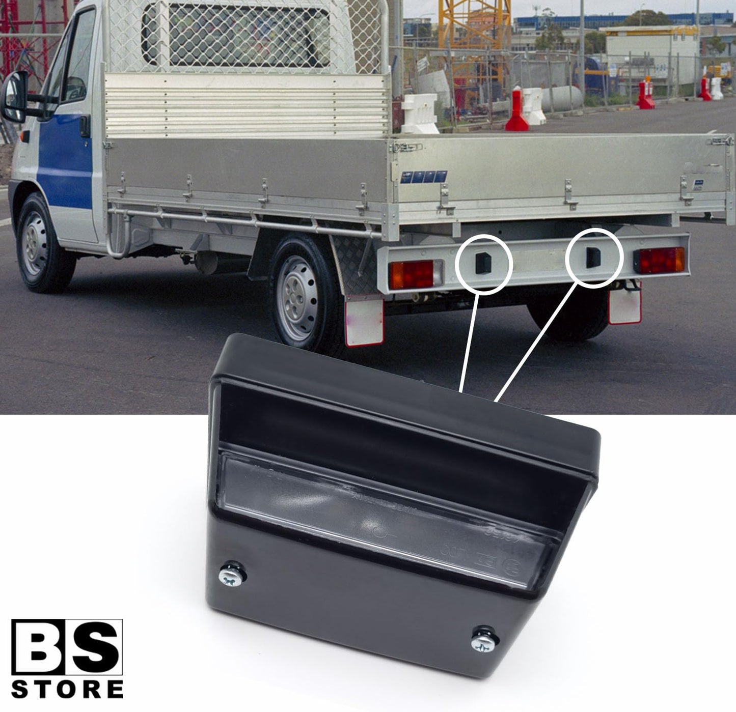 BSSTORE Fanale Luce Targa Modello Cassonato per DAILY 2000, DUCATO 2002, JUMPER 2002, BOXER 2002