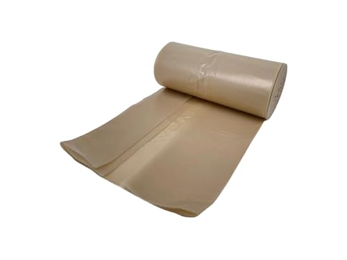 BSSTORE 8 Sacchetti Spazzatura Ambra Grandi 70X110 Capacità 110Litri Robusti Extra-Resistenti
