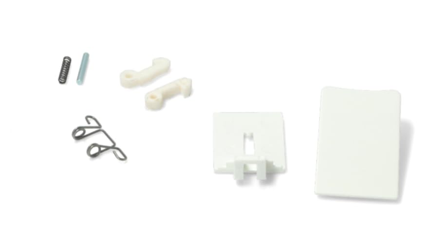 BSSTORE Kit Maniglia Oblò per Lavatrice, Componenti in Plastica e Metallo, Compatibile con Vari Modelli, Equivalente A 481949869162