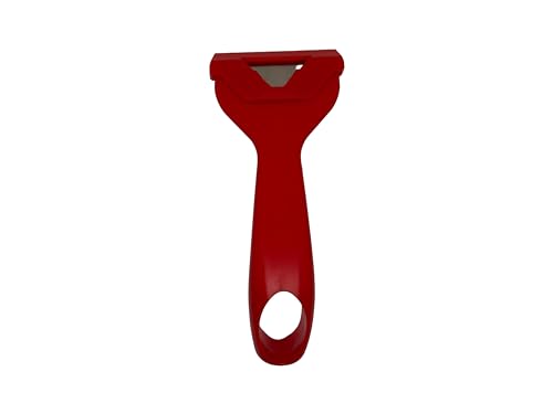 BSSTORE® Raschietto Multiuso Con Tappo Salvamano Raschietto Universale per Finestre, Adesivi, Vetroceramica, Carta da Parati.