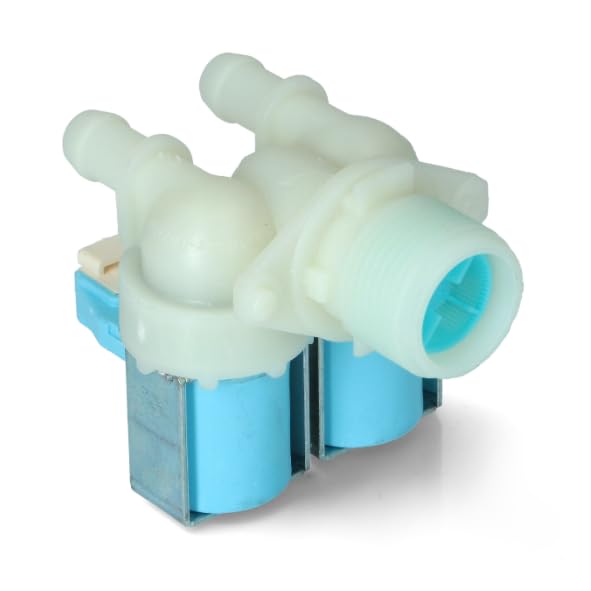 BSSTORE Elettrovalvola Lavatrice 2 Vie 180° Compatibile Con Vari Marchi E Modelli Equivalente A 2906870200