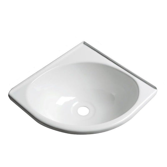 BSSTORE Lavello In Abs Ad Angolo Per Barca, Gommone, Camper, 280 mm x270mm