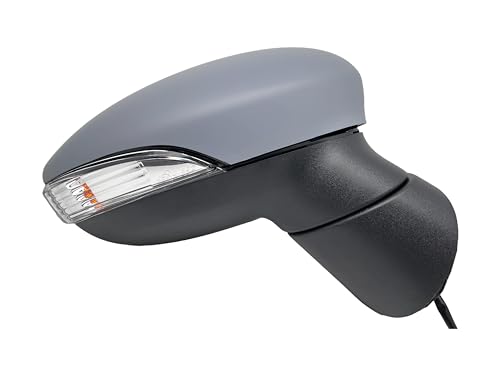 BSSTORE® Specchietto Retrovisore Laterale Elettrico Completo Con Primer Da Verniciare Compatibile Con Fiesta 2008-2013
