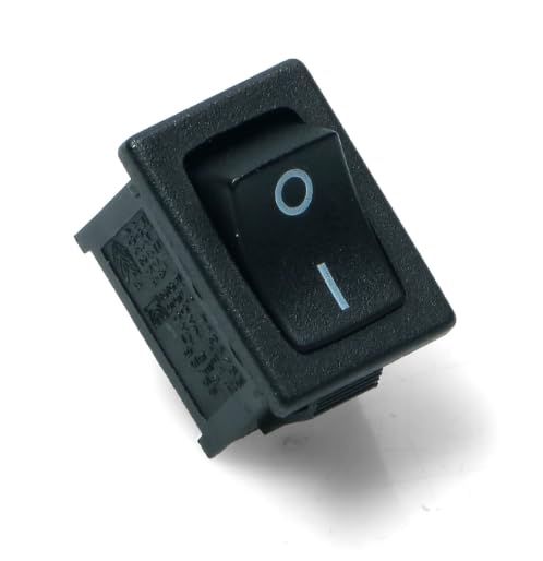 BSSTORE Interruttore Unipolare Nero 10A 230V Universale