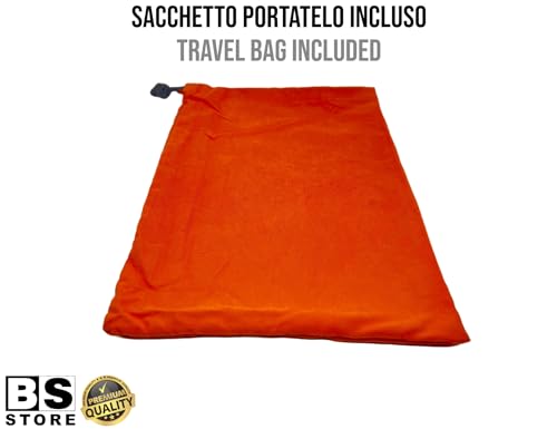 BSSTORE® Telo Mare In Microfibra - Asciugamano In Microfibra - Asciugatura Rapida - Telo Da Viaggio, Spiaggia E Palestra - Sacchetto Portatelo Incluso - 170x90cm