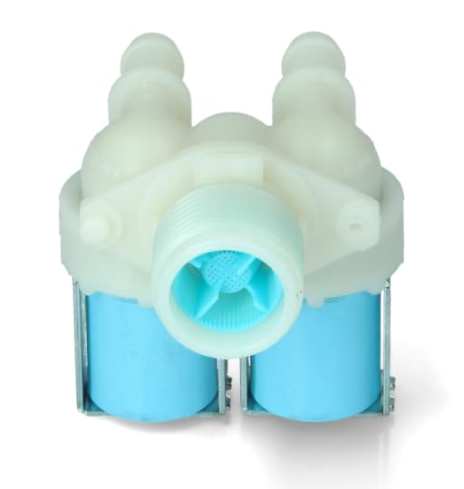 BSSTORE Elettrovalvola Lavatrice 2 Vie 180° Compatibile Con Vari Marchi E Modelli Equivalente A 2906870200