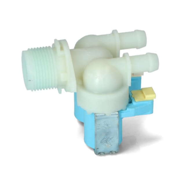 BSSTORE Elettrovalvola Lavatrice 2 Vie 180° Compatibile Con Vari Marchi E Modelli Equivalente A 2906870200
