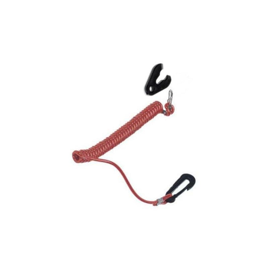 BSSTORE Chiavetta di Sicurezza con Laccio a Spirale Compatibile Motori Fuoribordo Yamaha