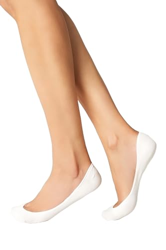 BSSTORE® 6 Paia Calzini Fantasmini Salvapiede Invisibile in Cotone Elasticizzato Taglia Unica 37-41