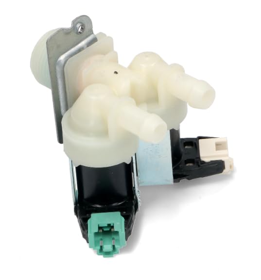 BSSTORE Elettrovalvola Lavatrice 2 Vie 180° Compatibile Con Vari Marchi E Modelli Equivalente A 481228128468