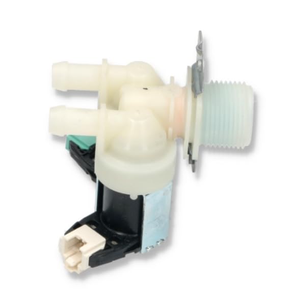 BSSTORE Elettrovalvola Lavatrice 2 Vie 180° Compatibile Con Vari Marchi E Modelli Equivalente A 481228128468