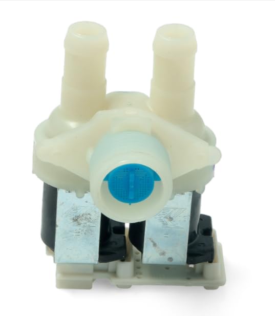 BSSTORE Elettrovalvola Lavatrice 2 Vie 90° Compatibile Con Vari Marchi E Modelli Equivalente A 481227128558, C00311060