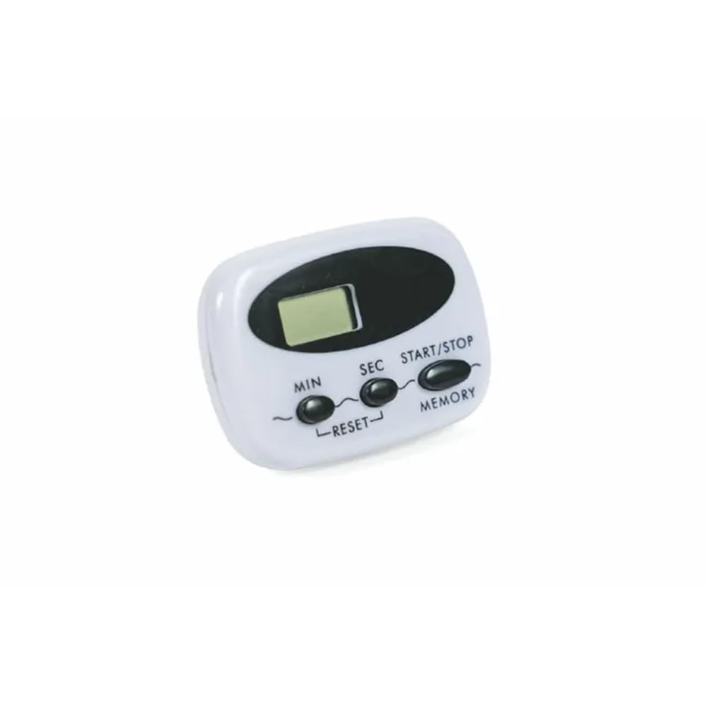 BSSTORE® Timer Da Cucina Digitale Con Display LCD E Cronometro Attacco Magnetico Posteriore E Batteria Inclusa