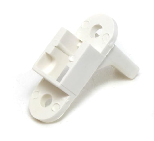 BSSTORE Gancio Porta Oblò Lavatrice, Compatibile con Vari Modelli, Non Originale, Bianco