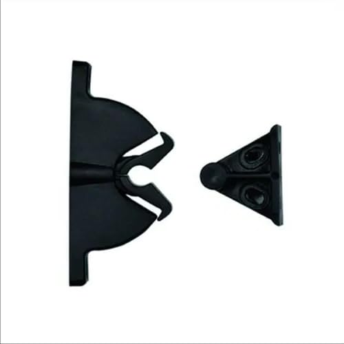 BSSTORE Fermaporta a Pinza In PVC Con Incontro Ad Avvitare Con Viti Incluse