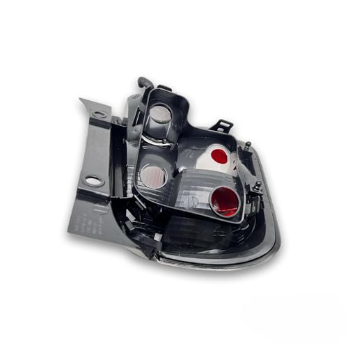 BSSTORE Fanale Posteriore Bianco/Rosso Con Bordo Nero Compatibile Con 500 2010-2015