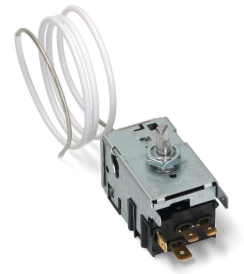 BSSTORE Termostato Frigorifero 077B5219 4 Contatti Compatibile Con Vari Marchi E Modelli Equivalente A 2425021231